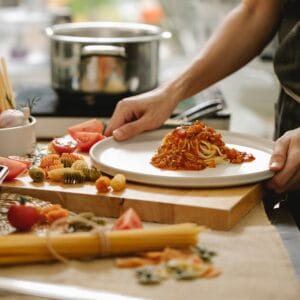 spaghetti, pasta, cooking