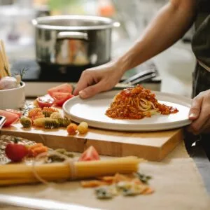 spaghetti, pasta, cooking